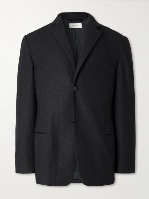 Cashmere-Blend Flannel Blazer Cashmere-Blend Flannel Blazer