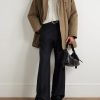 Plush-Trimmed Padded Cotton-Canvas Coat - OU