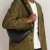Croissant Small Full-Grain Leather Messenger Bag - OU Croissant Small Full-Grain Leather Messenger Bag - OU