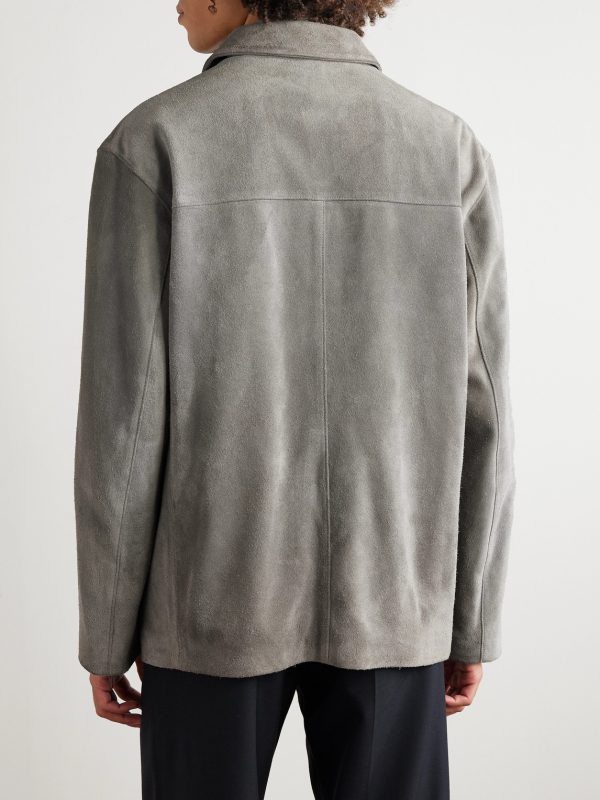 Brushed-Suede Jacket - BK Brushed-Suede Jacket - BK