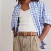 4cm Anagram Reversible Leather Belt - FR