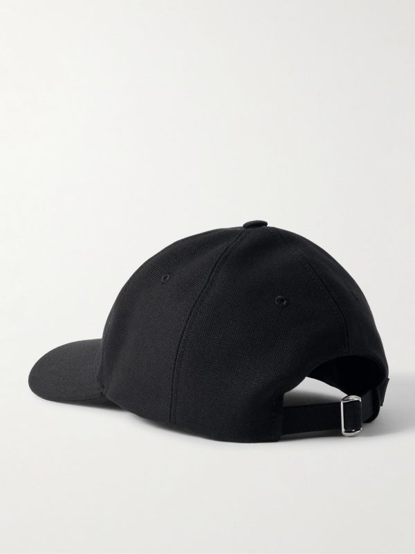 Logo-Appliquéd Cotton-Canvas Baseball Cap - BK Logo-Appliquéd Cotton-Canvas Baseball Cap - BK