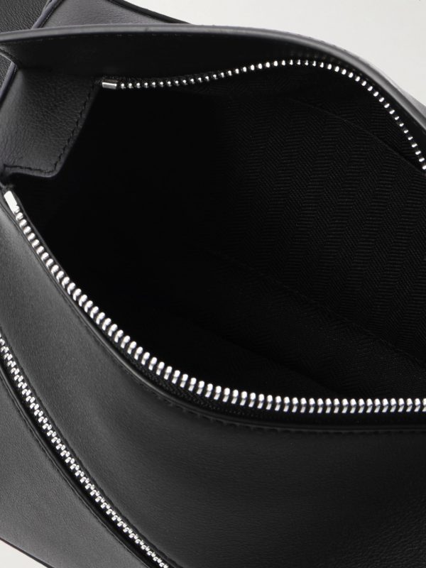 Puzzle Edge Small Leather Belt Bag - E1 Puzzle Edge Small Leather Belt Bag - E1