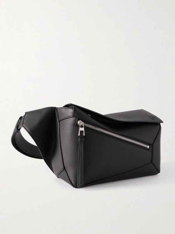 Puzzle Edge Small Leather Belt Bag Puzzle Edge Small Leather Belt Bag