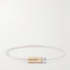 7G Sterling Silver and 18-Karat Gold Bracelet