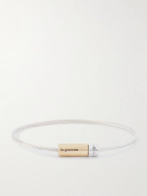 7G Sterling Silver and 18-Karat Gold Bracelet 7G Sterling Silver and 18-Karat Gold Bracelet