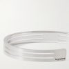 19g Punched Ribbon Recycled Sterling Silver Cuff - CU 19g Punched Ribbon Recycled Sterling Silver Cuff - CU