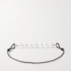 13g Beaded Sterling Silver and Cord Bracelet - BK 13g Beaded Sterling Silver and Cord Bracelet - BK