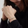 13g Beaded Sterling Silver and Cord Bracelet - OU 13g Beaded Sterling Silver and Cord Bracelet - OU