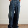 Wide-Leg Distressed Jeans - FR Wide-Leg Distressed Jeans - FR