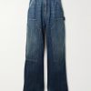 Wide-Leg Distressed Jeans Wide-Leg Distressed Jeans