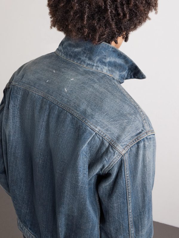 Cropped Denim Trucker Jacket - CU