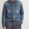 Cropped Denim Trucker Jacket - FR