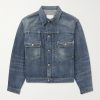 Cropped Denim Trucker Jacket