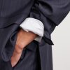 Pinstriped Wool Suit Jacket - CU