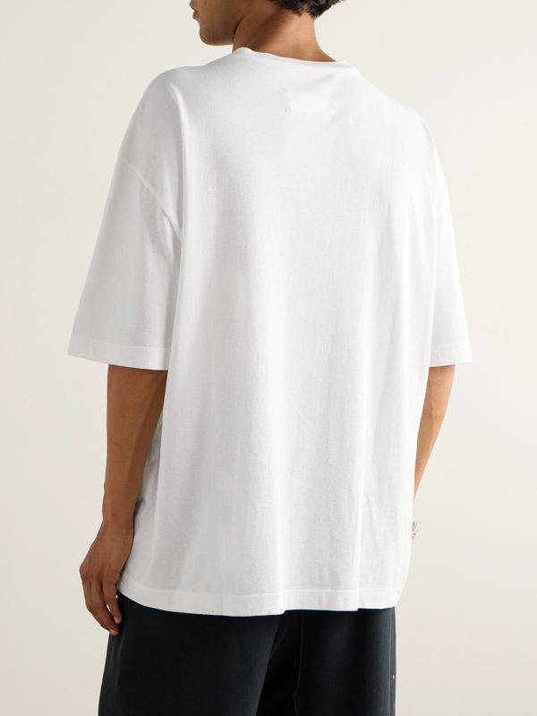 Logo-Print Cotton-Jersey T-Shirt - BK Logo-Print Cotton-Jersey T-Shirt - BK