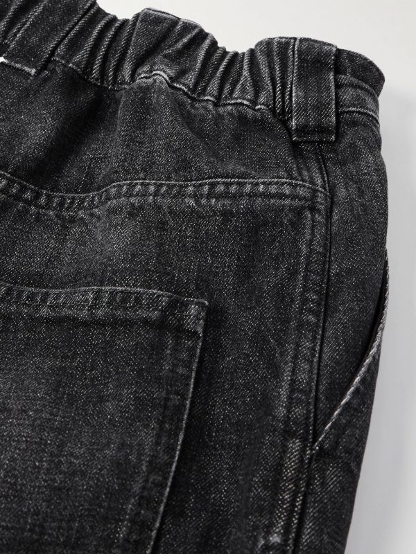 Pleated Wide-Leg Jeans - CU Pleated Wide-Leg Jeans - CU
