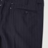 Straight-Leg Pinstriped Wool Trousers - CU Straight-Leg Pinstriped Wool Trousers - CU