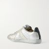 Replica Leather-Trimmed Shell Sneakers - BK