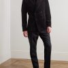Double-Breasted Cotton-Velvet Tuxedo Jacket - OU