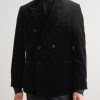 Double-Breasted Cotton-Velvet Tuxedo Jacket - FR Double-Breasted Cotton-Velvet Tuxedo Jacket - FR