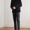 Double-Breasted Cotton-Velvet Tuxedo Jacket - OU Double-Breasted Cotton-Velvet Tuxedo Jacket - OU
