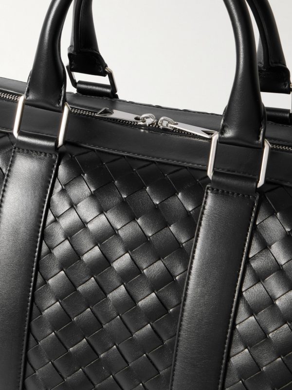 Intrecciato Leather Weekend Bag - CU Intrecciato Leather Weekend Bag - CU