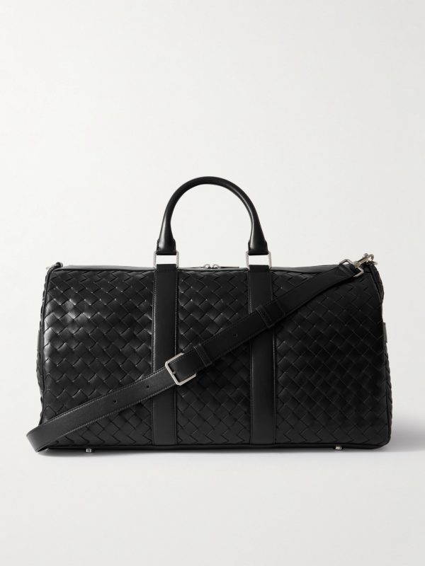 Intrecciato Leather Weekend Bag Intrecciato Leather Weekend Bag
