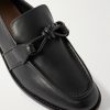 Astaire Knot-Detailed Leather Loafers - CU Astaire Knot-Detailed Leather Loafers - CU