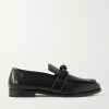 Astaire Knot-Detailed Leather Loafers Astaire Knot-Detailed Leather Loafers