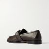 Astaire Knot-Detailed Leather Loafers - BK Astaire Knot-Detailed Leather Loafers - BK