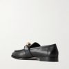 Astaire Knot-Detailed Leather Loafers - BK Astaire Knot-Detailed Leather Loafers - BK