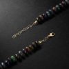 Lightening Ridge Gold Opal Necklace - BK Lightening Ridge Gold Opal Necklace - BK