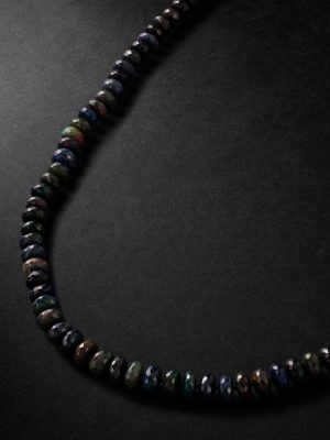 Lightening Ridge Gold Opal Necklace
