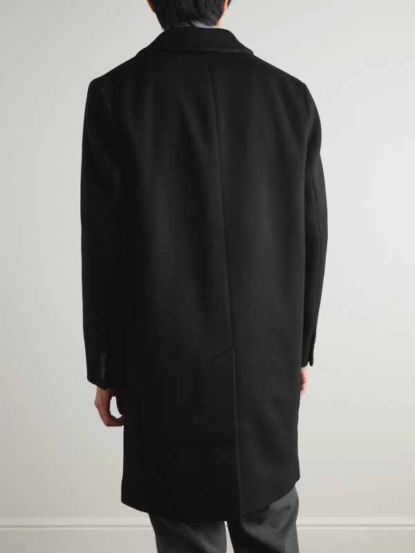 Wool and Cashmere-Blend Coat - BK Wool and Cashmere-Blend Coat - BK