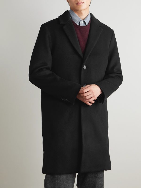 Wool and Cashmere-Blend Coat - FR Wool and Cashmere-Blend Coat - FR