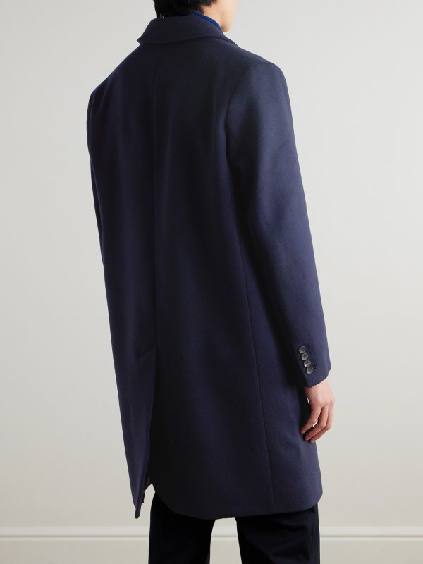 Wool and Cashmere-Blend Coat - BK Wool and Cashmere-Blend Coat - BK