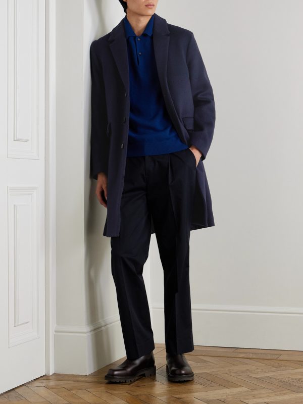 Wool and Cashmere-Blend Coat - OU Wool and Cashmere-Blend Coat - OU