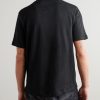 Linen and Organic Cotton-Blend T-Shirt - BK