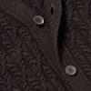 Cable-Knit Wool Cardigan - CU