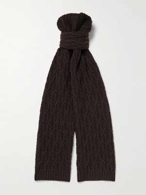 Cable-Knit Wool Scarf Cable-Knit Wool Scarf