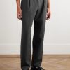 Straight-Leg Pleated Super 130s Wool Suit Trousers - FR Straight-Leg Pleated Super 130s Wool Suit Trousers - FR
