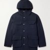Mountain Wool and Cotton-Blend Twill Hooded Parka Mountain Wool and Cotton-Blend Twill Hooded Parka