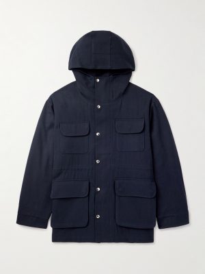 Mountain Wool and Cotton-Blend Twill Hooded Parka Mountain Wool and Cotton-Blend Twill Hooded Parka