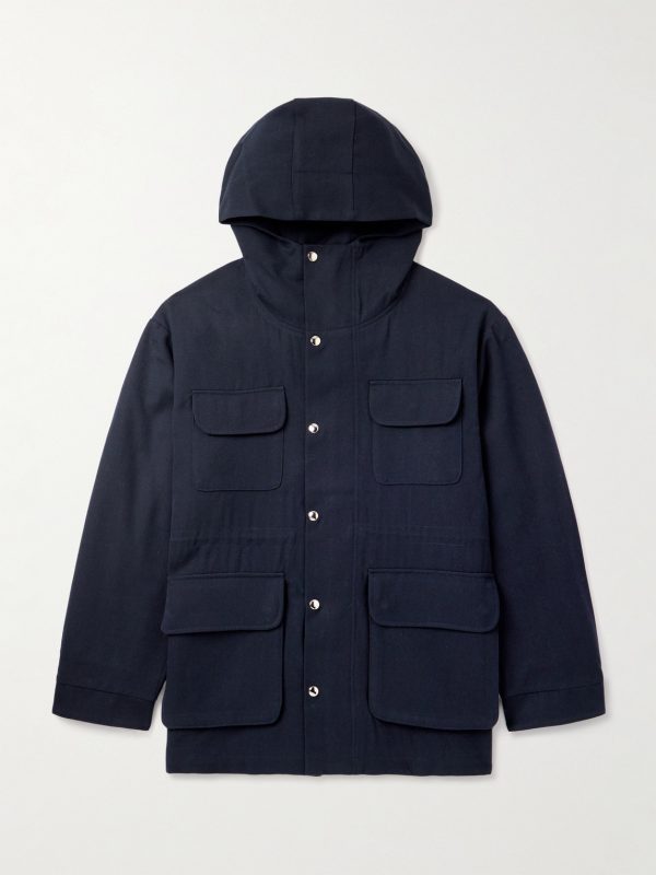 Mountain Wool and Cotton-Blend Twill Hooded Parka Mountain Wool and Cotton-Blend Twill Hooded Parka