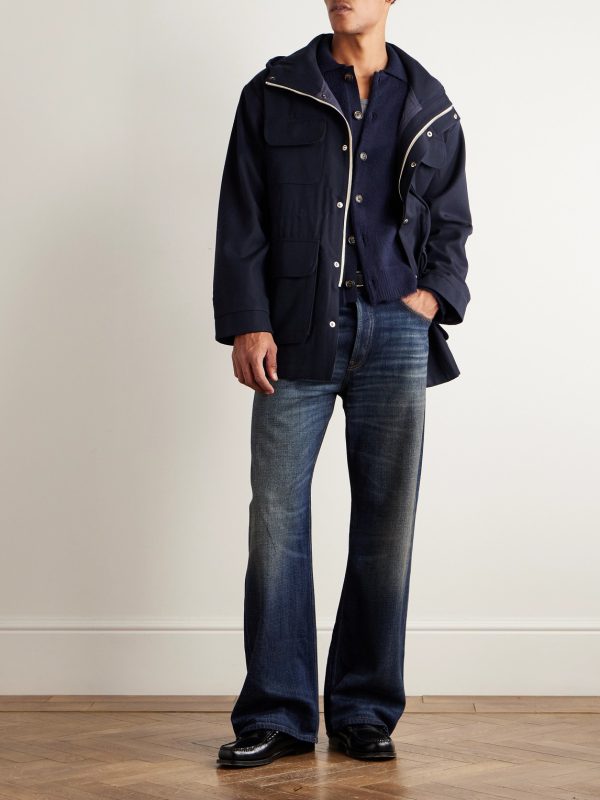 Mountain Wool and Cotton-Blend Twill Hooded Parka - OU Mountain Wool and Cotton-Blend Twill Hooded Parka - OU