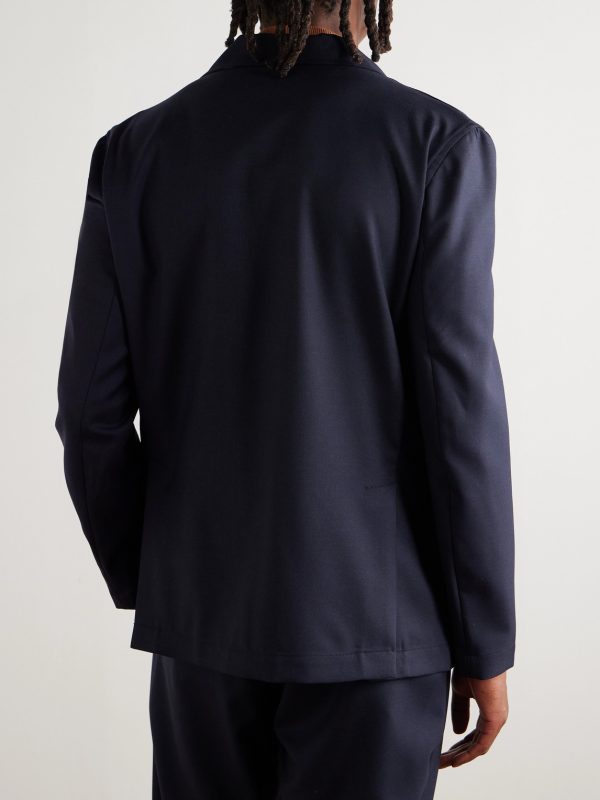 Essential Unstructured Wool Suit Jacket - BK
