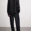 Savage Embroidered Woven Sweater - BK Savage Embroidered Woven Sweater - BK