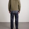 N-1 Fleece-Trimmed Logo-Print Padded Cotton Jacket - BK N-1 Fleece-Trimmed Logo-Print Padded Cotton Jacket - BK