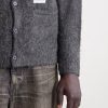 Logo-Appliquéd Brushed Cardigan - CU Logo-Appliquéd Brushed Cardigan - CU